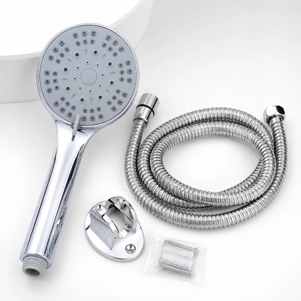 Kit completo per doccetta manuale cromata