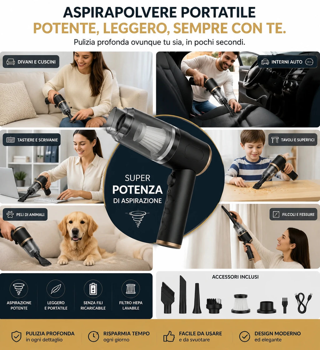 Aspirapolvere portatile