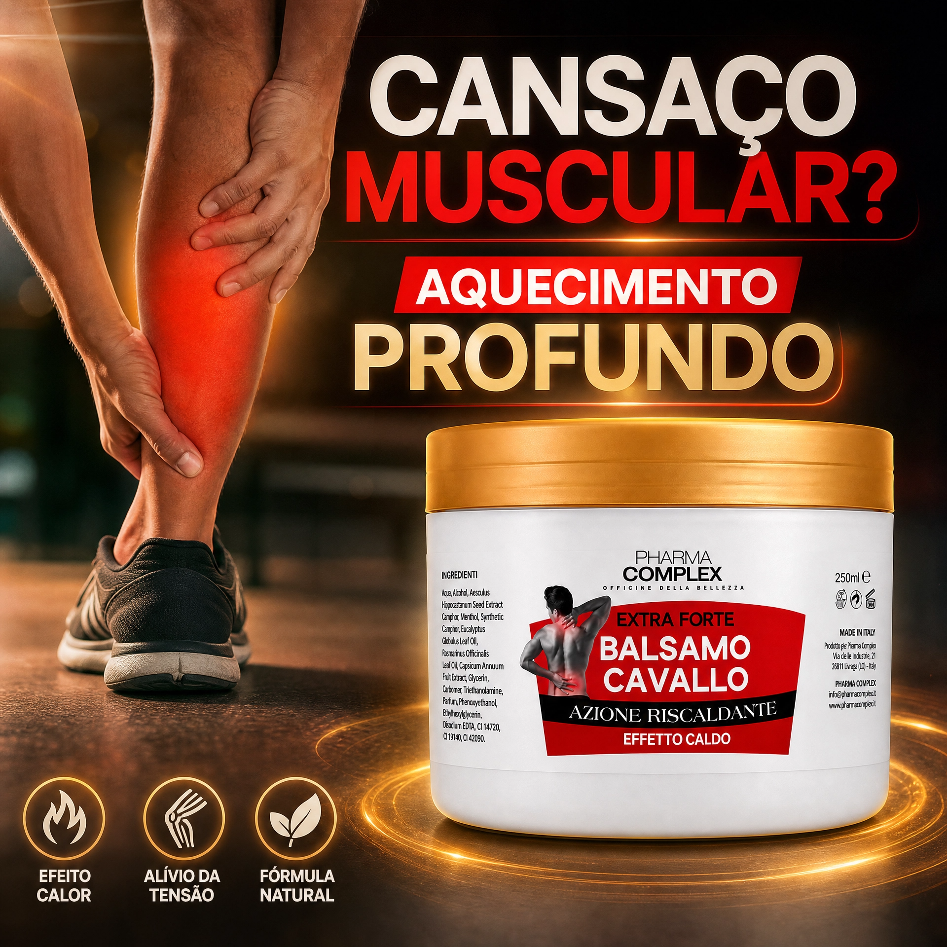 Crema per dolori muscolari