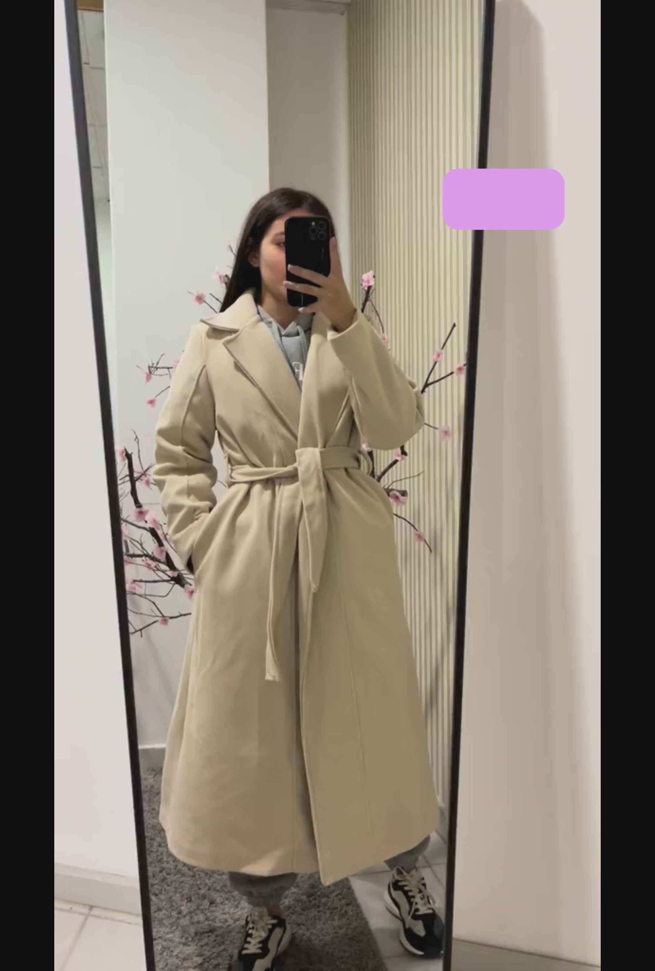 Giacca da donna - Cappotto da donna con cintura